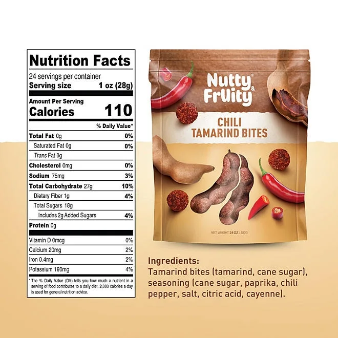 Nutty Fruity Chili Tamarind Bites, 24 oz. 3