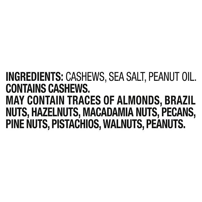 Member's Mark Roasted Whole Cashews with Sea Salt, 33 oz. 4