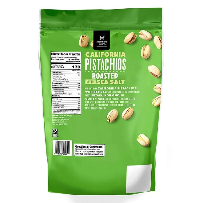 Member's Mark Roasted & Salted Pistachios, 48 oz. 3