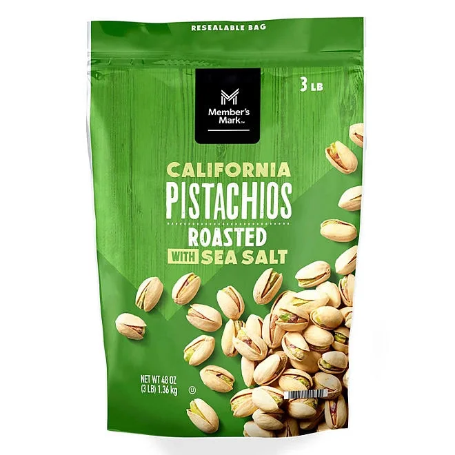 Member's Mark Roasted & Salted Pistachios, 48 oz. 2