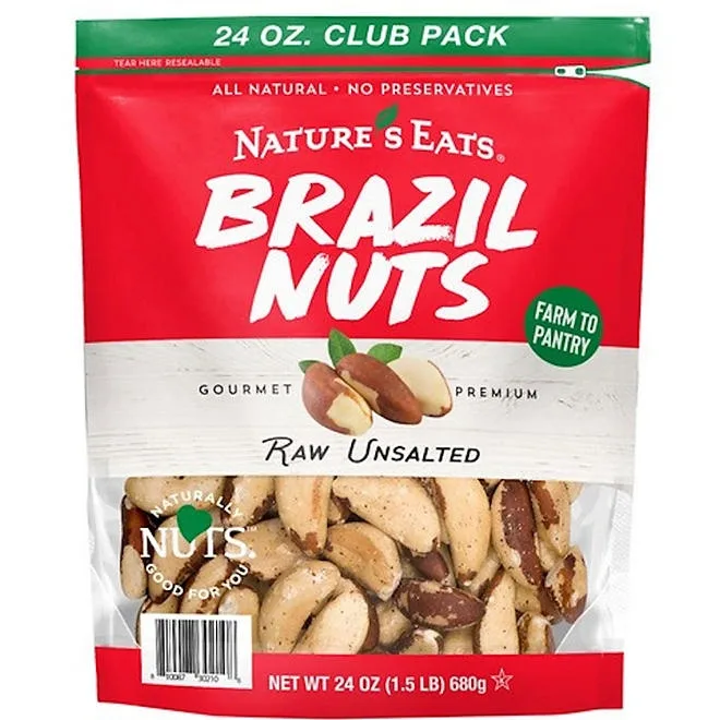 Nature's Eats Raw Unsalted Brazil Nuts 24 oz. 2