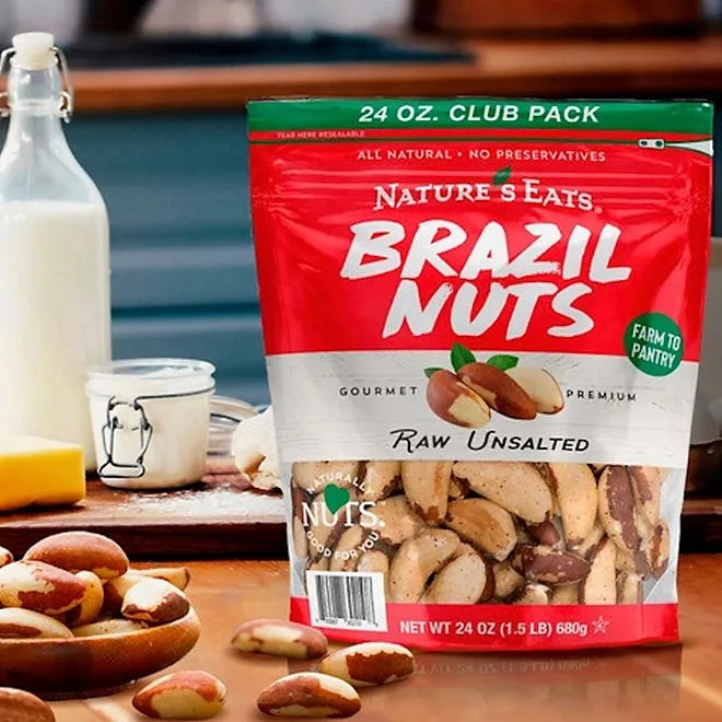 Nature's Eats Raw Unsalted Brazil Nuts 24 oz. 4