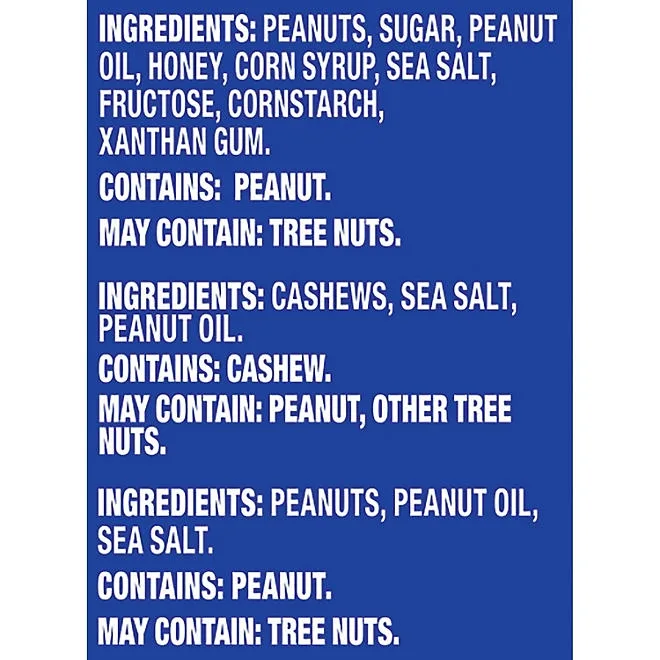 Planters Variety Pack Cashews & Peanuts, 24 pk. 4