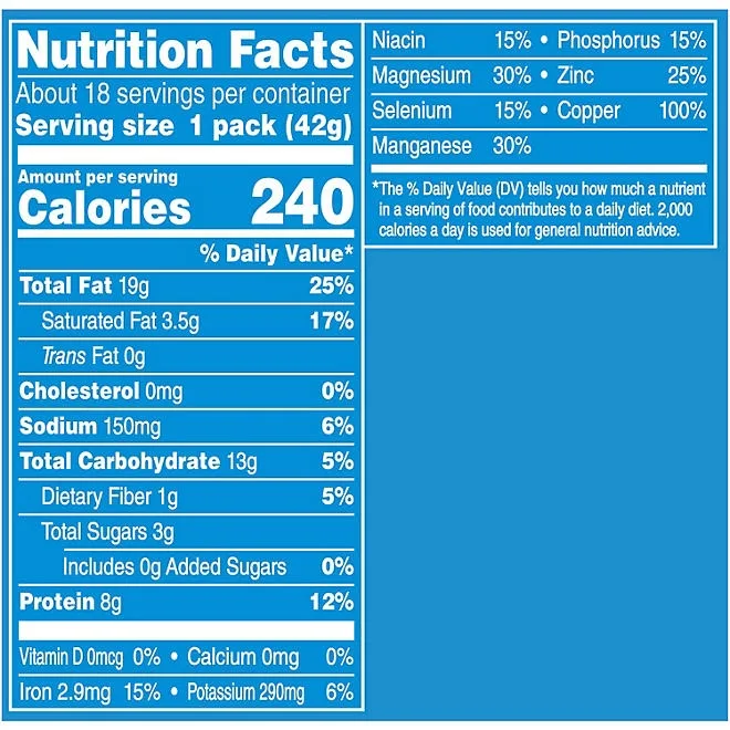 Planters Salted Cashews, 1.5 oz., 18 pk. 3