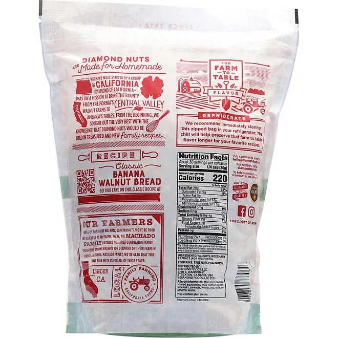 Diamond Shelled Walnuts, 32 oz. 3