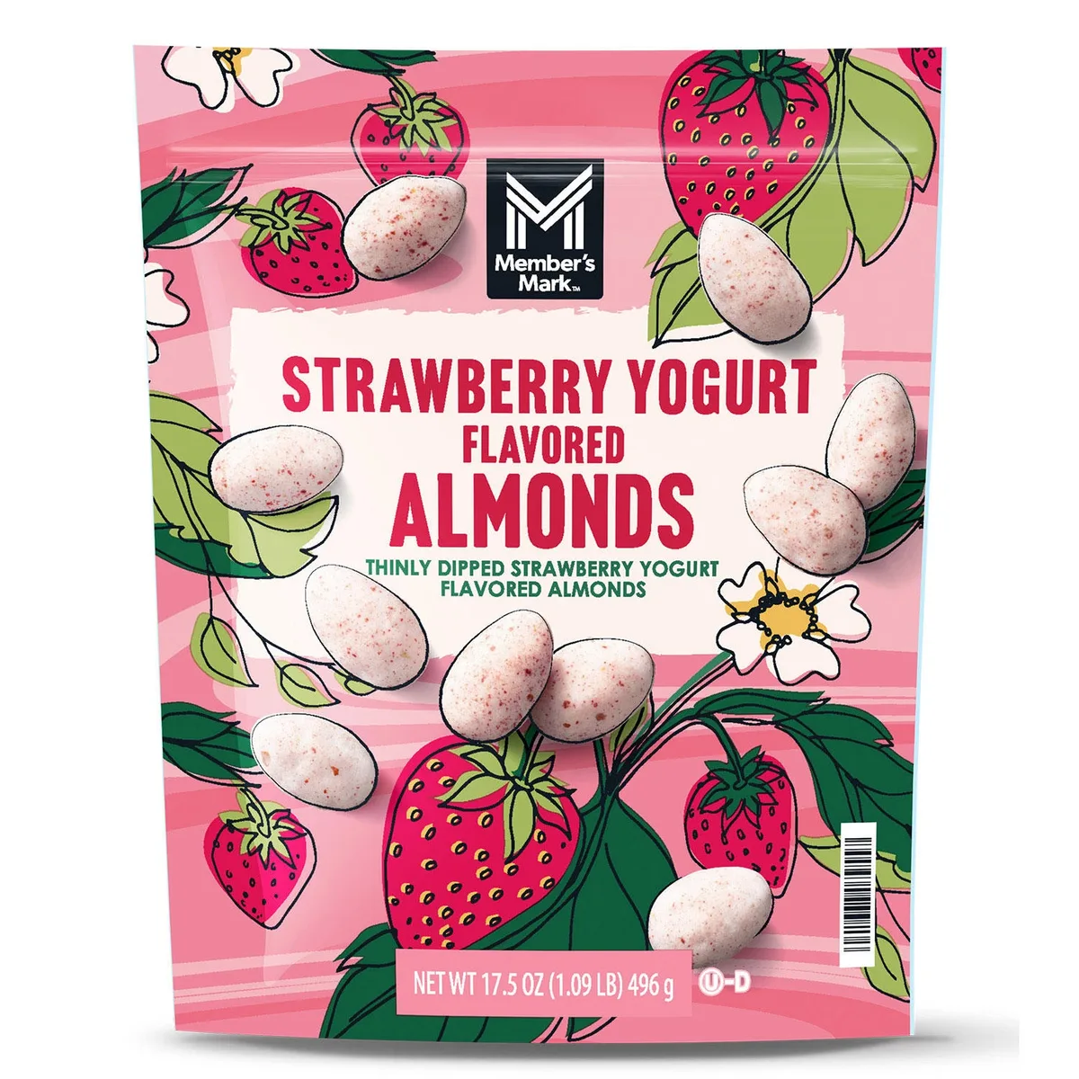 Member&rsquos Mark Strawberry Yogurt Almonds, 17.5 oz.