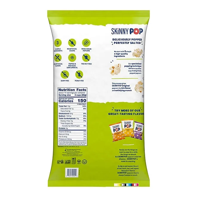 SkinnyPop Original Popcorn, 14 oz. 3