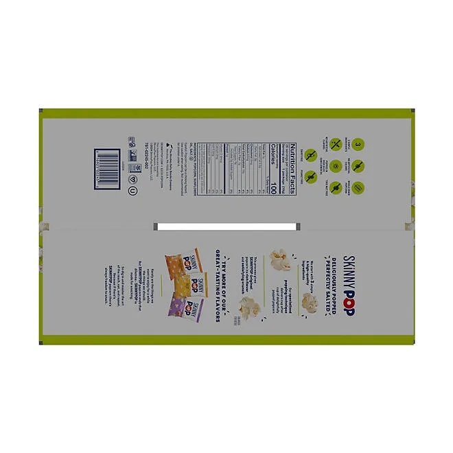 SkinnyPop Original Popcorn Snack Bags, 0.65 oz., 28 pk. 5