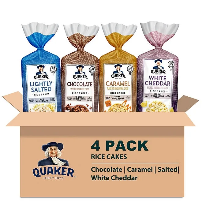 Quaker Rice Cakes, Variety Pack, 4 pk. 2