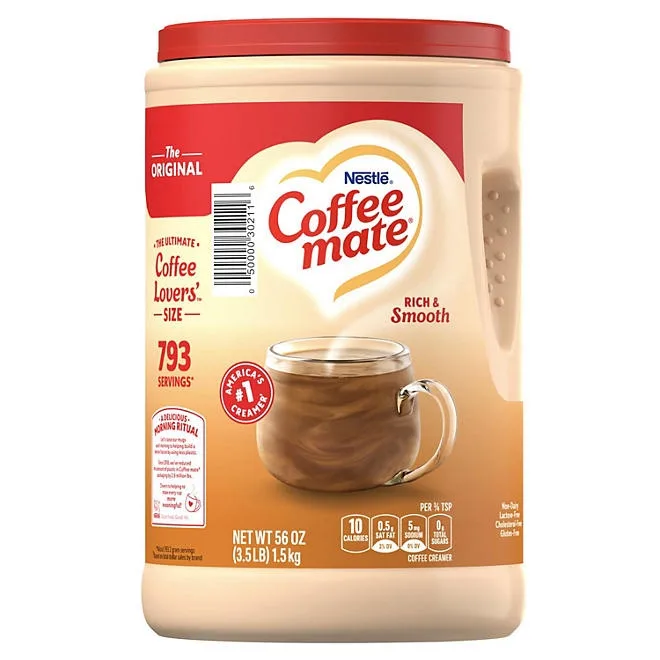 Nestle Coffee mate Original Powdered Coffee Creamer, 56 oz. 2