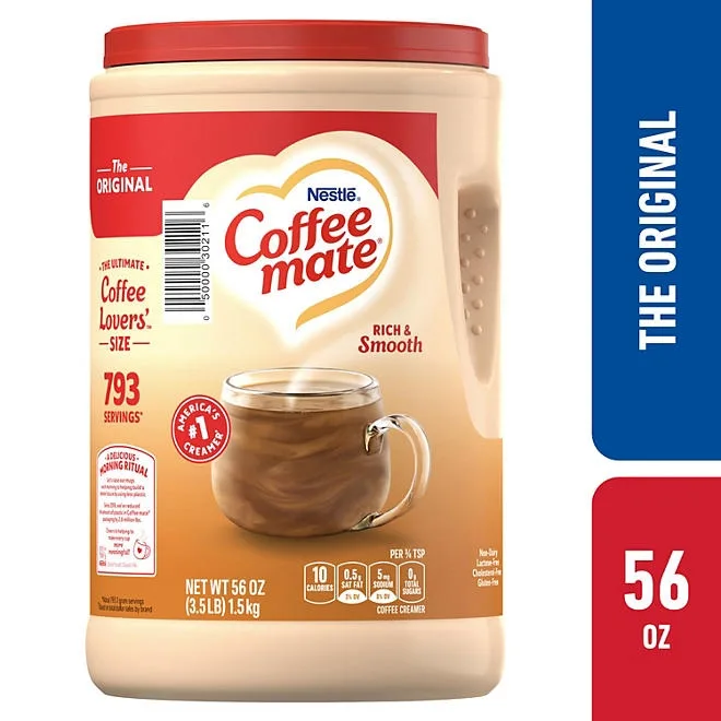 Nestle Coffee mate Original Powdered Coffee Creamer, 56 oz. 5