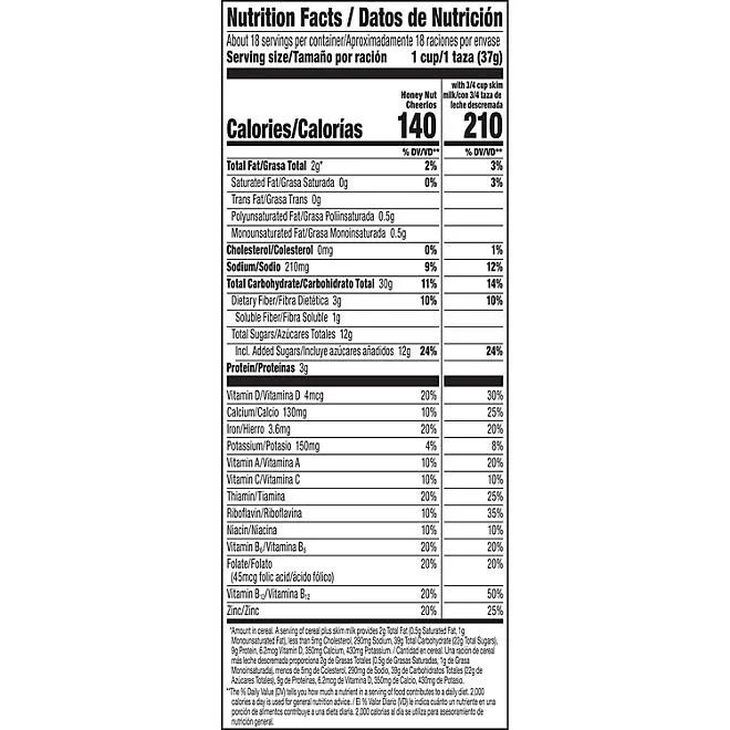 Honey Nut Cheerios Cereal, 48 oz. 3