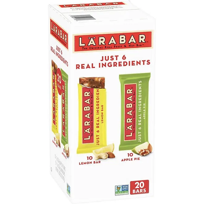 Larabar Fruit & Nut Bar, Apple Pie and Lemon Bar, 20 pk. 2