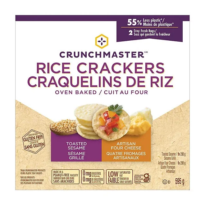 Crunchmaster Variety Pack Rice Crackers, 10.5 oz., 2 pk. 2