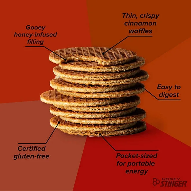 Honey Stinger Gluten-Free Organic Energy Waffle, Cinnamon, 12 ct. 5