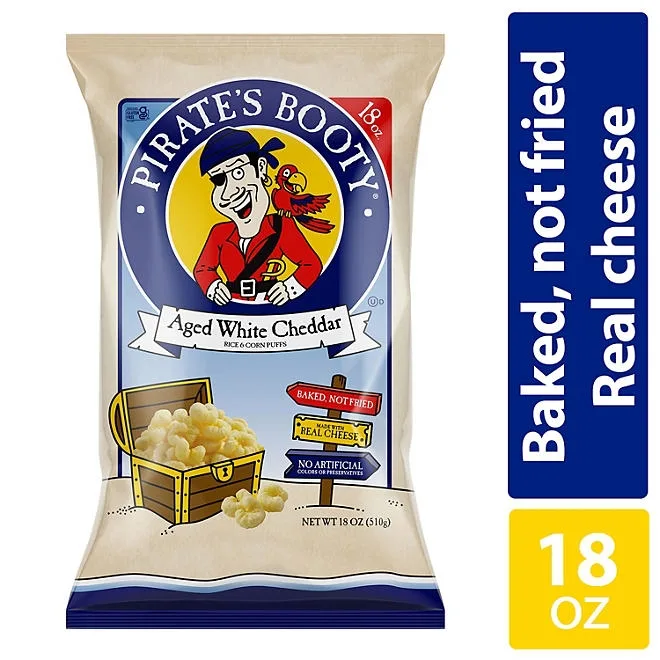 Pirate's Booty Aged White Cheddar Puffs, 18 oz. 5