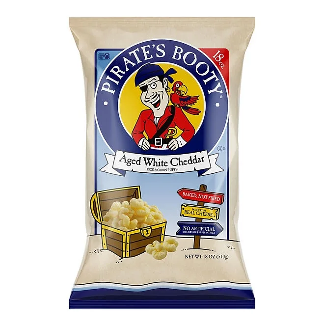 Pirate's Booty Aged White Cheddar Puffs, 18 oz. 2