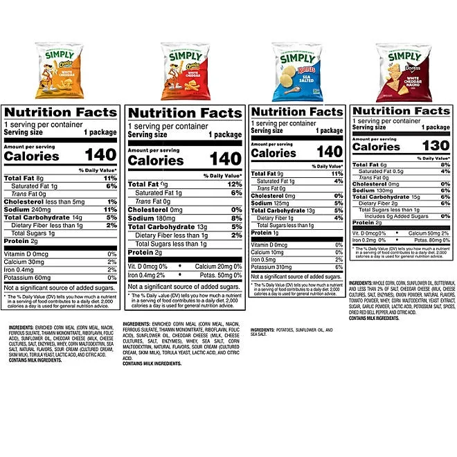 Frito-Lay Simply Mix Variety Pack, 30 pk. 3