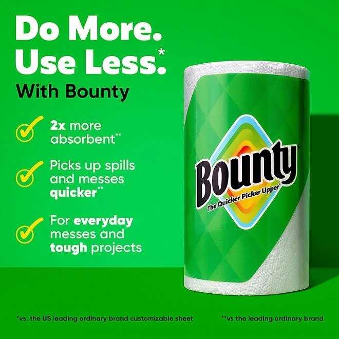 Bounty Select-A-Size 2-Ply Paper Towels, 12 Rolls, 165 sheets/roll 4