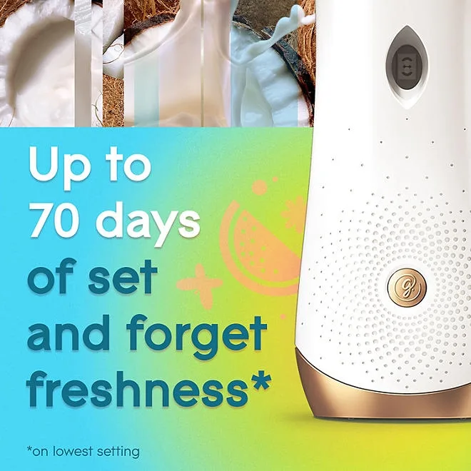 Glade Automatic Spray Air Freshener, Spring Variety, 1 Device + 3 Refills, 18.6 oz 5