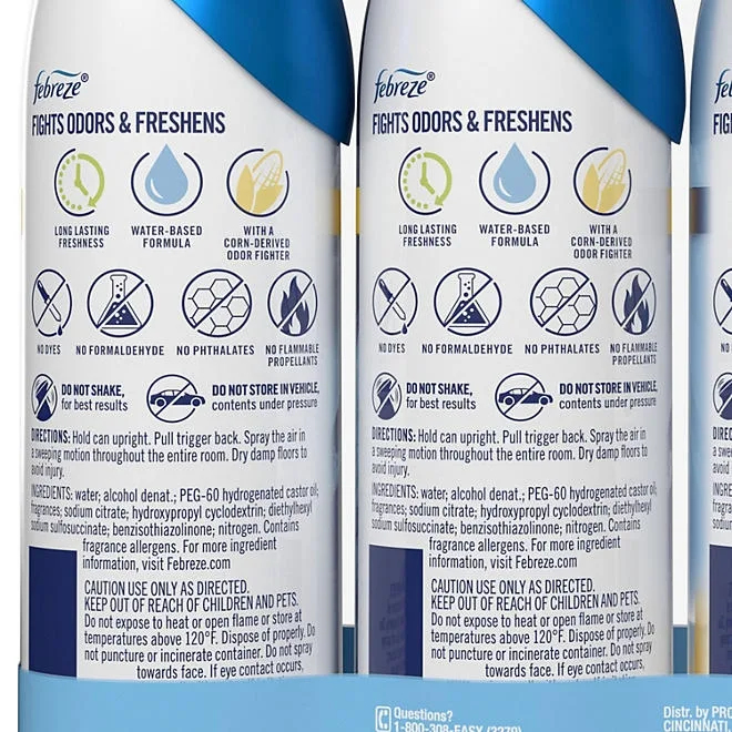 Febreze Air Effects Air Freshener Spray, Hawaiian Aloha & Ocean, 4 ct., 35.2 oz. 3