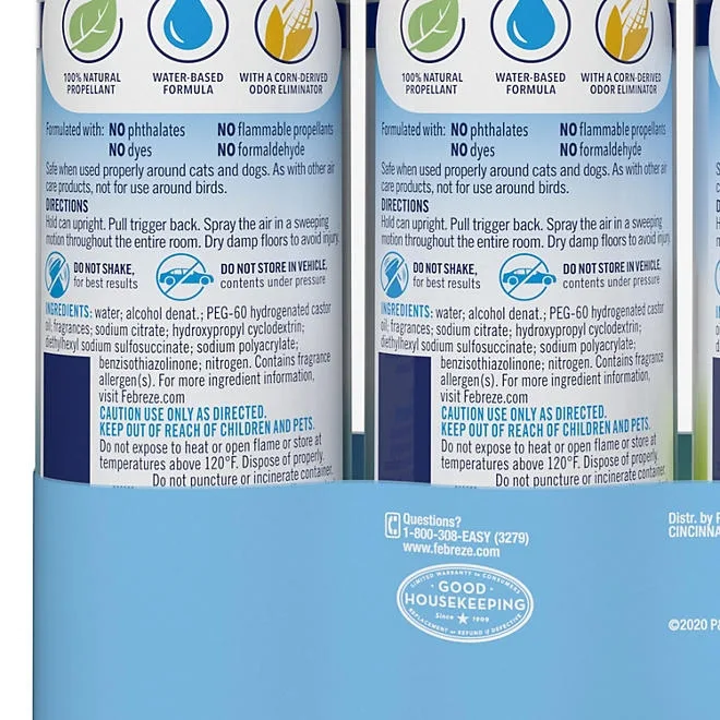 Febreze Air Effects Air Freshener Spray, Gain Original + Heavy Duty, 4 ct., 35.2 oz. 3