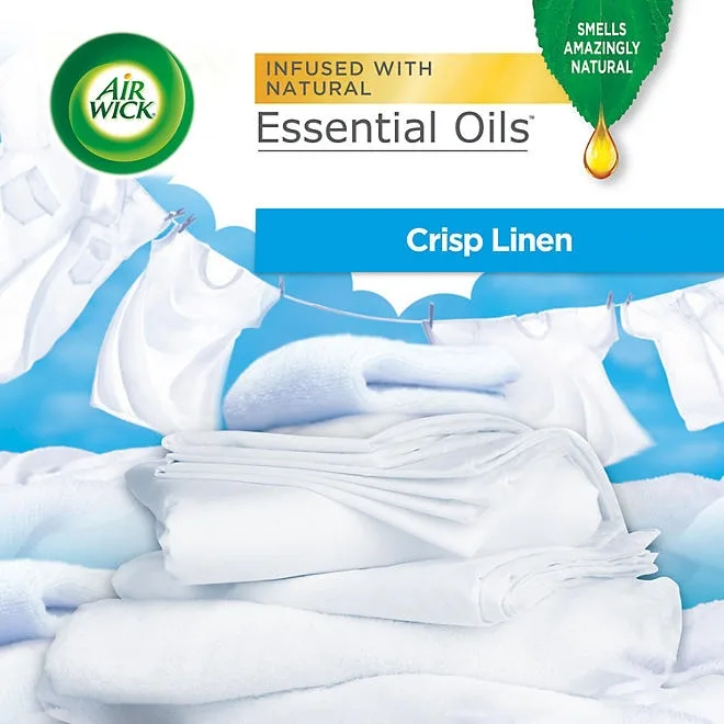 Air Wick Scented Oil Air Freshener, Fresh Linen, 9 refills 3