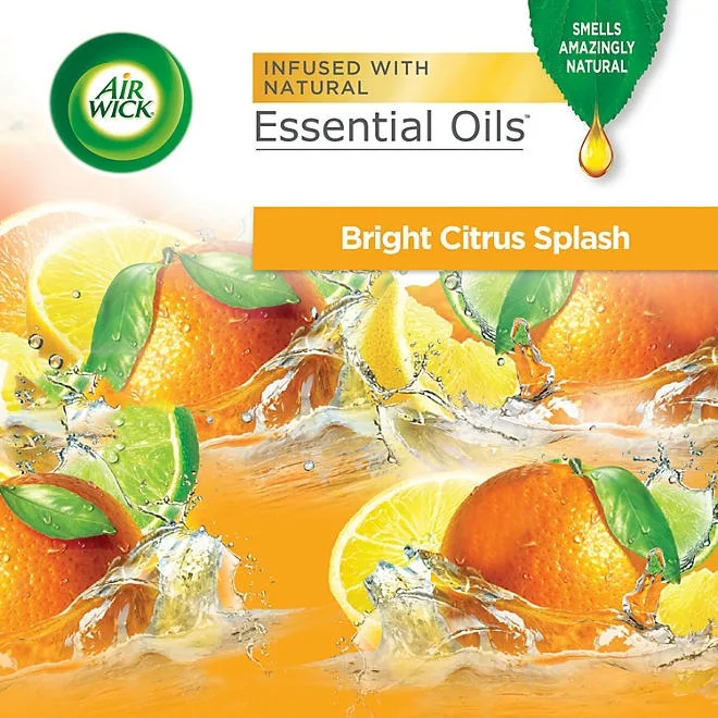 Air Wick Scented Oil Air Freshener, Bright Citrus, 9 refills 3