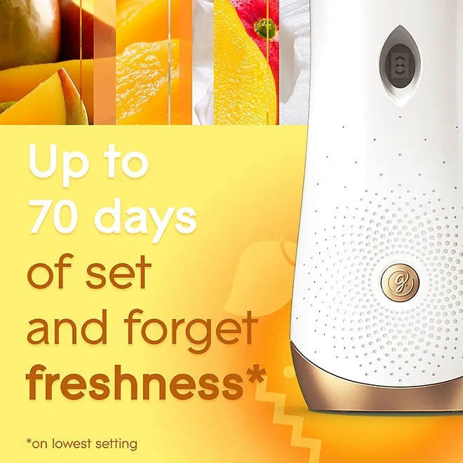 Glade Automatic Spray Air Freshener, Mighty Mango, 1 Device + 3 Refills, 18.6 oz 5