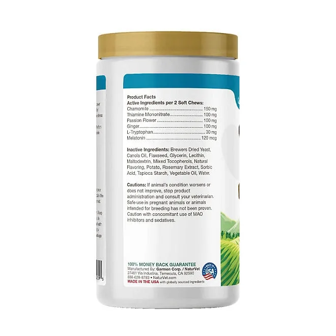 NaturVet, Quiet Moments Plus Melatonin, Soft Chews for Dogs, 240 ct. 3