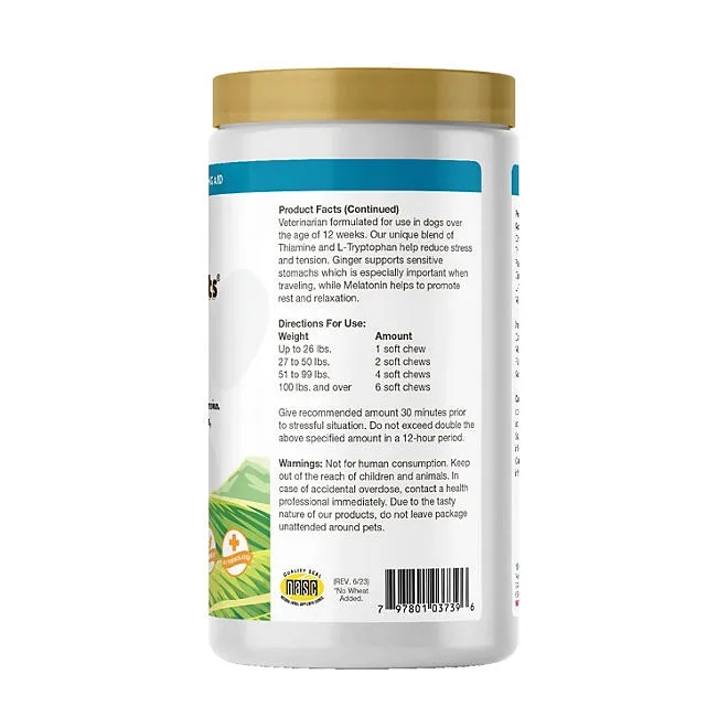 NaturVet, Quiet Moments Plus Melatonin, Soft Chews for Dogs, 240 ct. 4