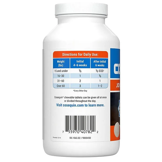 Nutramax Cosequin Maximum Strength Joint Health Dog Supplement with MSM and Hyaluronic Acid, 180 ct. 4