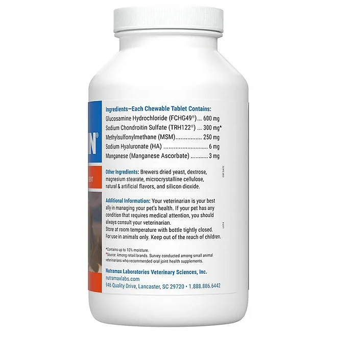 Nutramax Cosequin Maximum Strength Joint Health Dog Supplement with MSM and Hyaluronic Acid, 180 ct. 3