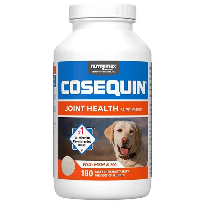 Nutramax Cosequin Maximum Strength Joint Health Dog Supplement with MSM and Hyaluronic Acid, 180 ct. 2