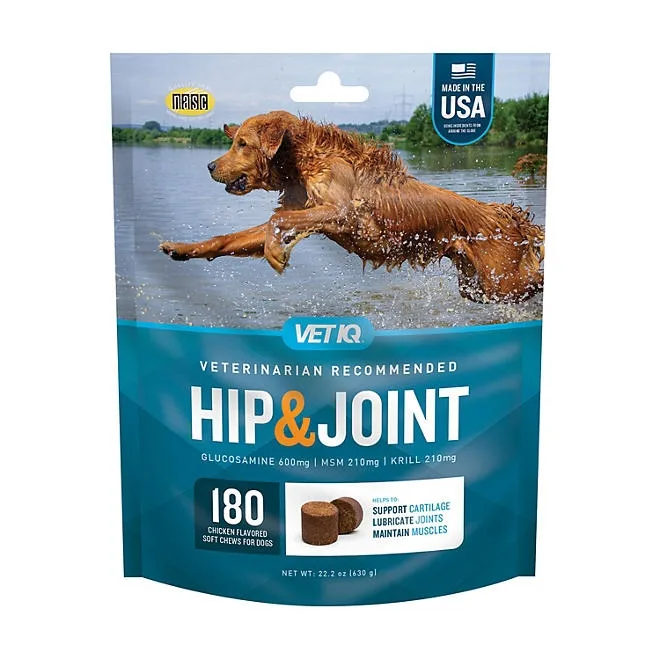 VETIQ Maximum Strength Hip & Joint Soft Dog Chews, Chicken Flavored, 180 ct. 2