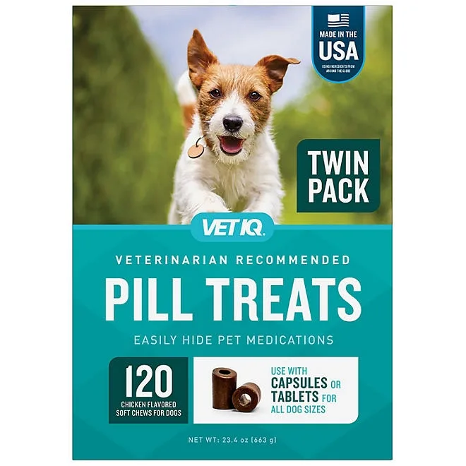 VETIQ Soft Chew Pill Treats, Chicken Flavored, 60 ct., 2pk. 2