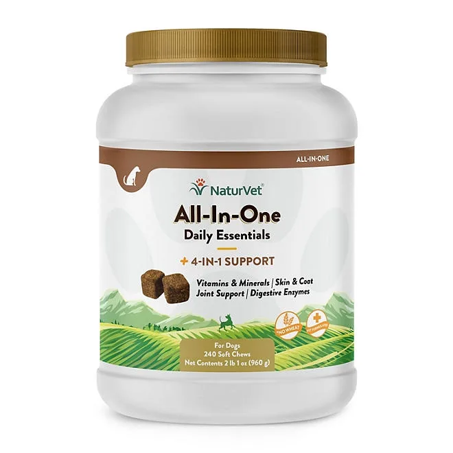 NaturVet, All-in-One Soft Chews for Dogs, 240 ct. 2