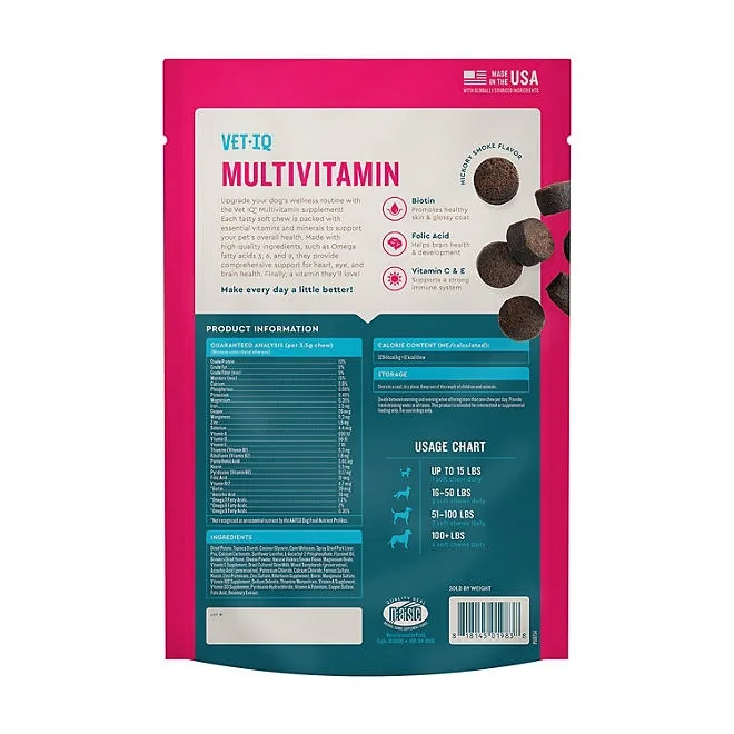 VETIQ Multivitamin Soft Dog Chews, Hickory Smoke Flavored 60 ct., 2 pk. 3