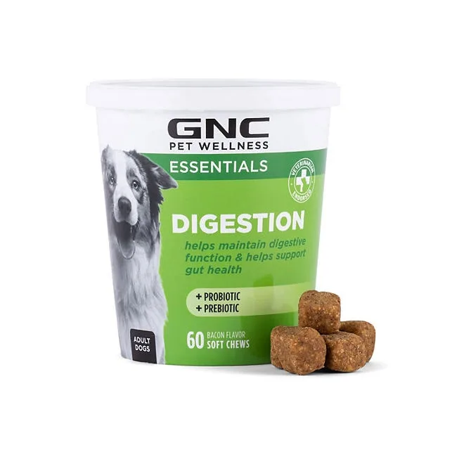 GNC Pets, Bacon Flavored, Digestion Soft Chews for Dogs, 180 ct. 3