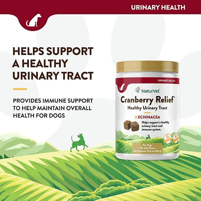 NaturVet, Cranberry Relief Plus Echinacea Soft Chews for Dogs, 120 ct. 5