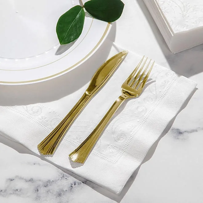 Member's Mark Ultra Premium 3-Ply White Dinner Napkins, 4 pks., 80 napkins/pk. 5