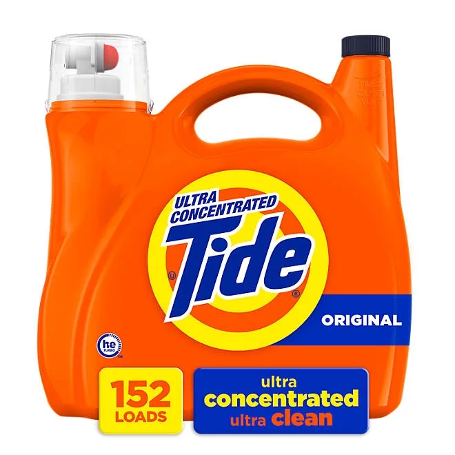 Tide Liquid Laundry Detergent, Original, 152 loads, 170 fl. oz. 2