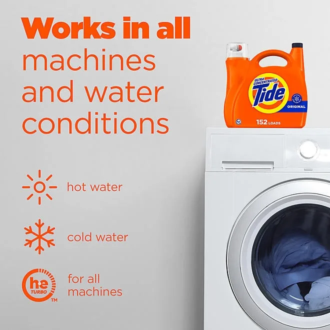 Tide Liquid Laundry Detergent, Original, 152 loads, 170 fl. oz. 5