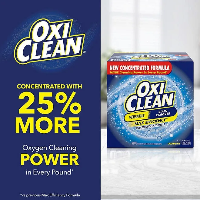 OxiClean Concentrated Max Efficiency Versatile Stain Remover Powder 8.08 lbs. 4