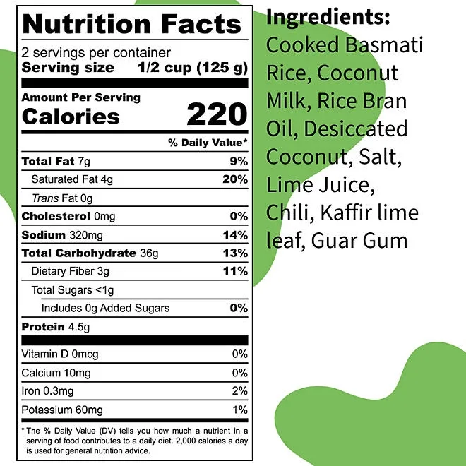 Kitchen 88 Coconut Lime Rice, 8.8 oz., 6 pk. 3