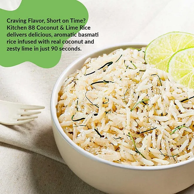 Kitchen 88 Coconut Lime Rice, 8.8 oz., 6 pk. 5
