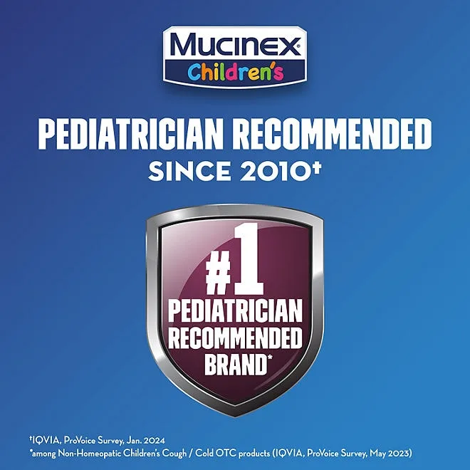Mucinex Children's Liquid Cold & Cough Medicine, Cherry 4 fl. oz., 3 pk. 5