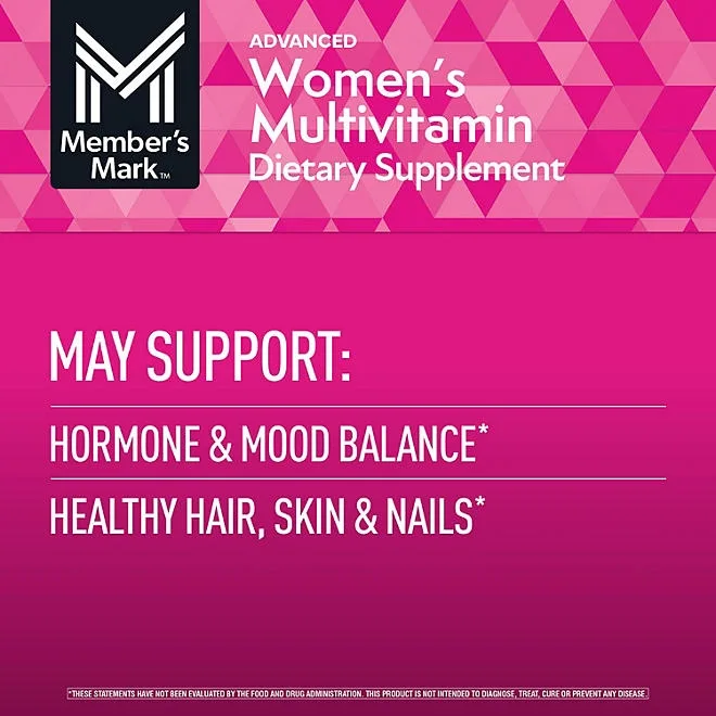 Member's Mark Advanced Women's Multivitamin Tablets, 275 ct. 5