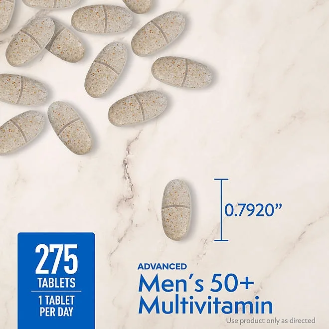 Member's Mark Advanced Men's 50+ Multivitamin Tablets, 275 ct. 4