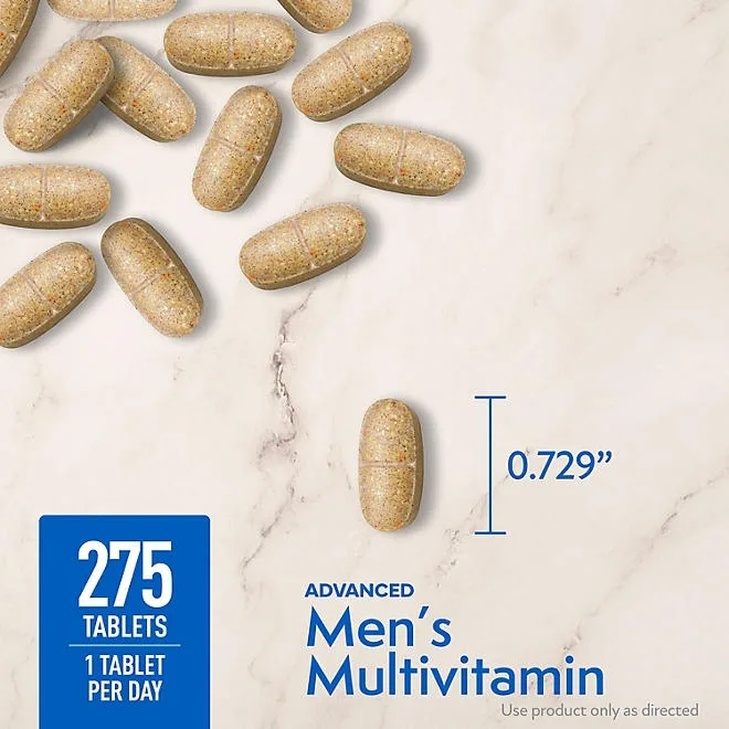 Member's Mark Advanced Men's Multivitamin Tablets, 275 ct. 4